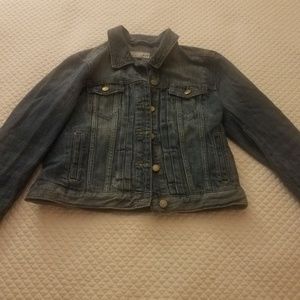 Loft Cropped Denim Jacket